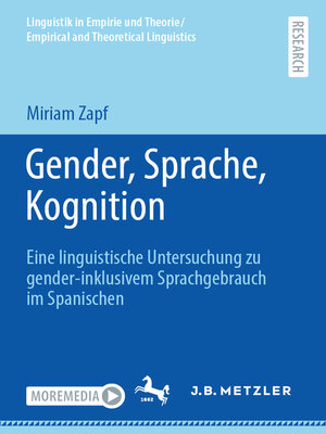 Gender, Sprache, Kognition - ebook